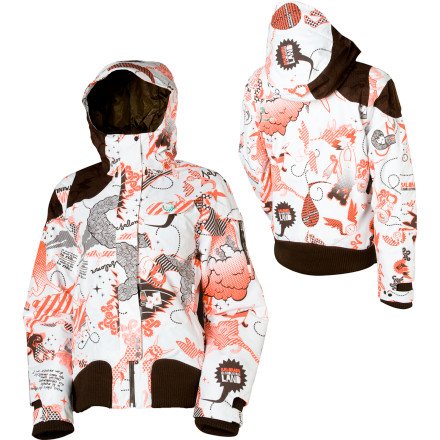 Salomon Magic Jacket - Women's White/Monster, XL