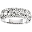 14K White Gold Diamond Anniversary Band - 0.90 Ct.