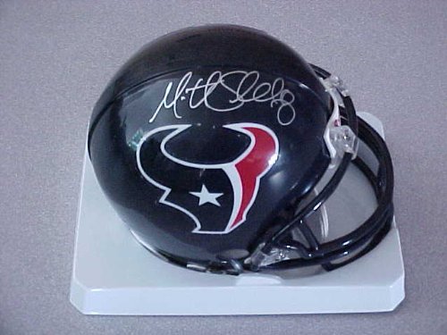 Matt Schaub Hand Signed Autographed Houston Texans Riddell Football Mini Helmet