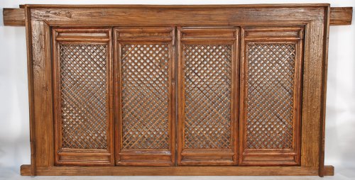 BK0094Y-Antique Chinese Window Screens, Contemporary, China, Wood (Mu), Antique Asian Decor: Antique