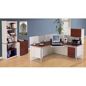 Tuscany Brown and Sandstone Home Office Suite Tuscany Brown Sandstone by Bestar Office Furniture