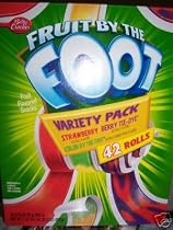 Fruit By The FOOT Variety Pack Naturally Flavored - 42 Rolls