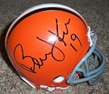 BERNIE KOSAR SIGNED AUTOGRAPHED CLEVELAND BROWNS MINI HELMET W/ HOLOGRAM + COA