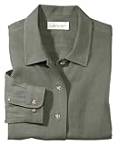 Ladies Diamond Dobby Button Down Long Sleeve Shirt