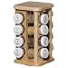 Kamenstein 44106-16 16 Jar Beechwood Spice Rack