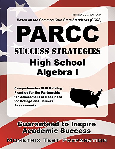 parcc success strategies high school algebra i study guide parcc test review for the partnership for assessment