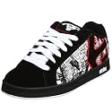 Etnies Men's Fader Sneaker,Black/Red/Black,9.5 M US