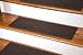 Dean Carpet Stair Treads 23" x 8" - Brown - Set of 13