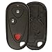 KeylessOption Just the Case Keyless Entry Remote Control Car Key Fob Shell Replacement for E4EG8D-444H-A, OUCG8D-387H-A, OUCG8D-355H-A