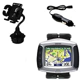Garmin Zumo 450 Auto Cup Holder with Car Charger - Uses Gomadic TipExchange