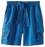 Kitestrings Boys 2-7 Supplex Elastic Waist Cargo Pocket Short, Bright Cobalt, 7