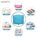 KIPOZI Hanging Toiletry Bag for Men & Women Rugged & Water Resistant with Mesh Pockets & Sturdy Hook Travel Shower Bag
