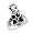 Sterling Silver Antiqued Skull W/Snake Ring, Size 6