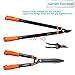iGarden 3 Piece Tree and Shrub Lopper-Shears-Purner Set, Garden Tool Set Tree Trimmer Branch Cutter Kit