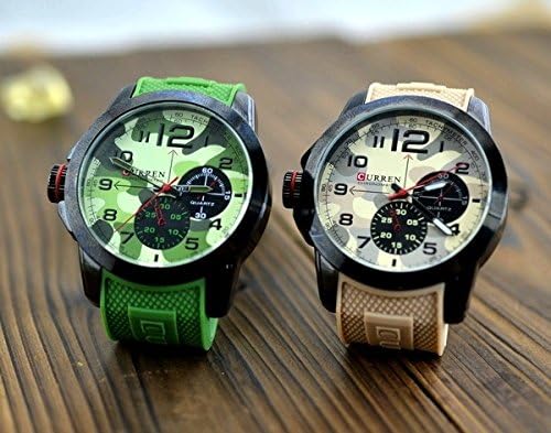 CURREN Men's Military Army Watch Sport Table