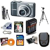 Canon Powershot A2000IS 10MP Digital Camera and Accessory Kit with 2GB Memory + Extra... by Canon