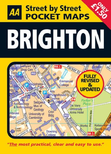 AA Street by Street Pocket Map Brighton (AA Street by Street)