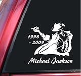 Michael Jackson 1958 - 2009 Vinyl Decal Sticker - White
