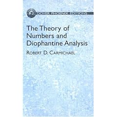 The Theory of Numbers and Diaophantin (Dover Phoenix Editions)