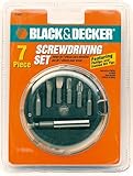 BLACK&DECKER 7pcsビットセット Z-71-077