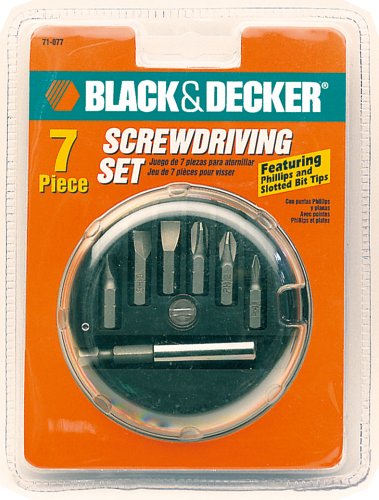 BLACK&DECKER 7pcsビットセット Z-71-077