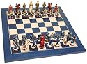 Wood Expressions 19" Civil War Chess Set