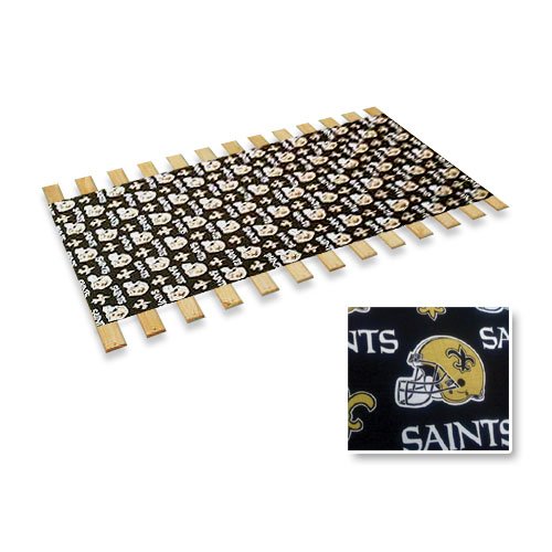 New Orleans Saints Football Twin Size Bed Slats Bunkie Board Support Roll