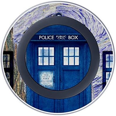 Doctor Who Wireless Charger, Ultra-Slim Qi Wireless Charging Pad For Samsung Galaxy S7 / S7 Edge / S6 Edge Plus / S6 / S6 Edge / Note 2/3/4/5,iPhone 4 4s/5 5s/6 6s/6 6s Plus and All Qi-enabled Devices