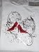 Nicole Miller Red High Heel Shoes Ladies Shirt the Perfect Fit Sz.2x