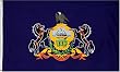 Pennsylvania US State Flag - 3 foot by 5 foot Polyester (NEW)