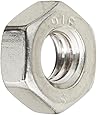 316 Stainless Steel Hex Nut, Right Hand Threads, Meets ASME B18.6.3, Inch