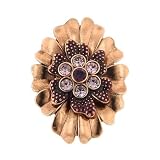 Flower Amethyst Cocktail Ring