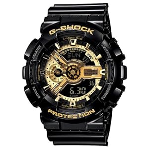 【クリックで詳細表示】CASIO (カシオ) 腕時計 G-SHOCK(Gショック) Black×Gold Series ブラックゴールドシリーズ GA-110GB-1 [逆輸入品]： 腕時計通販