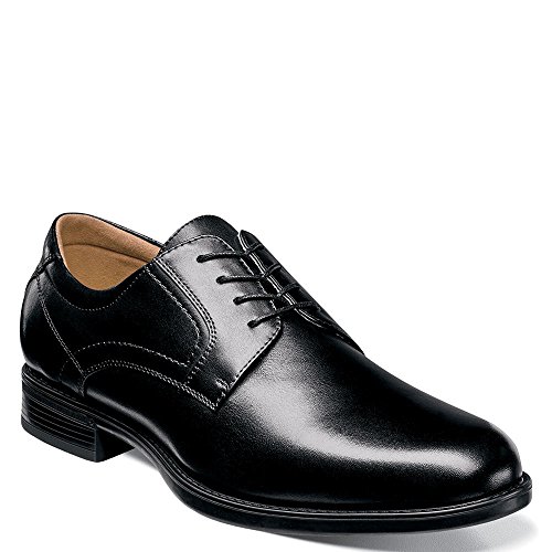 Florsheim Men's Midtown Plain Toe Oxford Black Smooth Oxford 12 D (M)