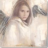 Elvira Amrhein - L´ange rebelle Menschen, Erotik Kunstdruck - Grösse 30x30 cm