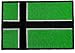 Vinland Viking Flag Embroidered Patch Norway Leif Erickson Norwegian Emblem