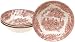 Churchill China Brook Pink 6-Inch Cereal Bowls, Set of 4