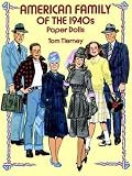 American Family of the 1940s Paper Dolls