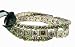 Bracelet - B208 - 3 Pc Set - Swarovski (tm) Crystal Stretch ~ Olivine (Green) Mix