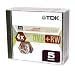 Electronics : TDK DVD+RW 4X 4.7GB 5 Pack Rewriteable DVD