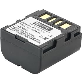JVC GR-DF450 Camcorder Battery Lithium-Ion (700 mAh) - Replacement for JVC BN-VF707US Battery