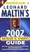Book Leonard Maltin's 2002 Movie and Video Guide