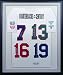 Quarterbacks of the Century Hand Signed Framed Jersey