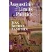 Augustine and the Limits of Politics (FRANK COVEY LOYOLA L)