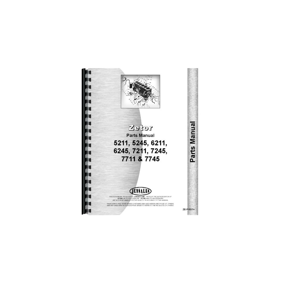 Zetor 5211 Tractor Parts Manual