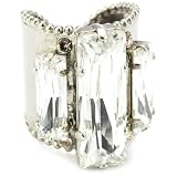 Sorrelli Snow Bunny Neutral Crystal Baguette T
