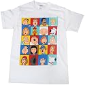 Family Guy Character Faces Men's T-Shirt