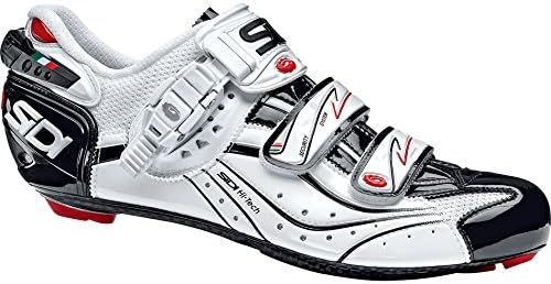 Sidi Genius 6.6 Carbon Mega Vernice Shoes 2014 White-Black 45