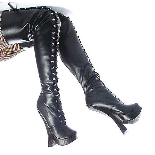 FEMME-1020, 8 Inch Block Heel, 1 1/4 Inch P/F Boots