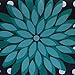 HDE Plastic Hard Case and Keyboard Cover for MacBook Pro 13 (Non Retina) Snap On Protective Hard Shell Polka Dot Teal Flower Design Fits Old Macbook Pro 13 Inch Model A1278 with CD Drive